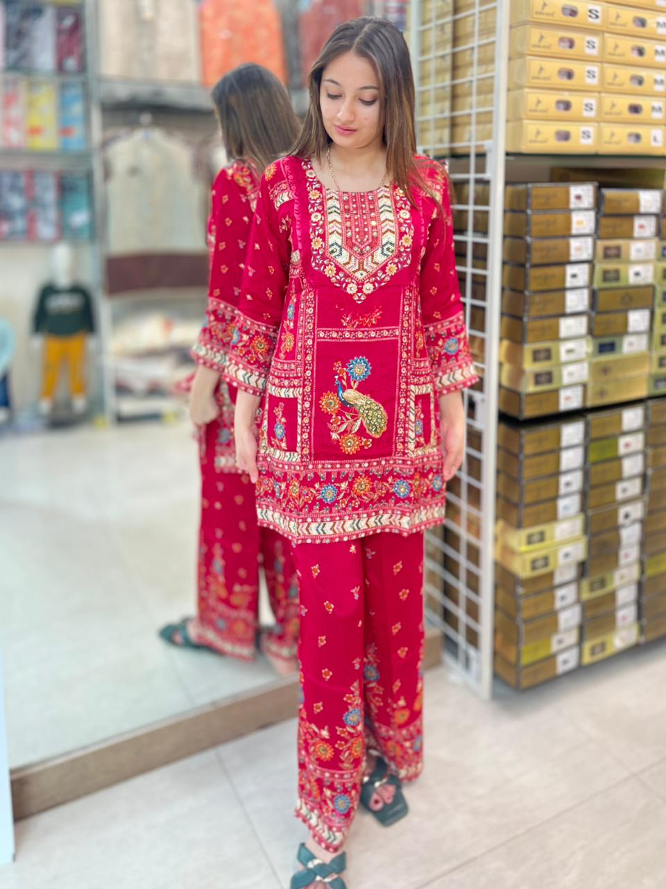 LUXE Mehendi co-ord set