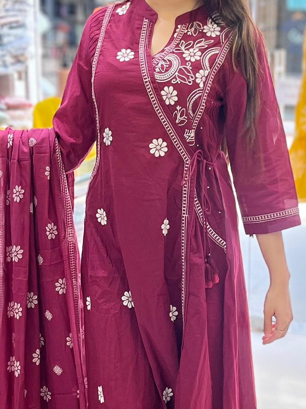Magenta Suit set