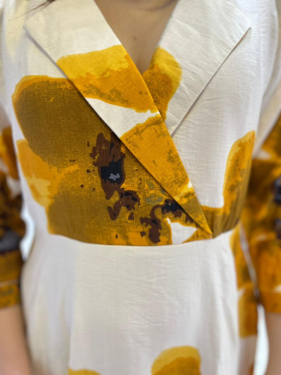 COTTON SUNFLOWER DRESS