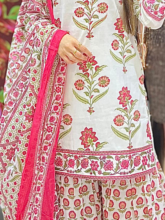 cotton sharara set