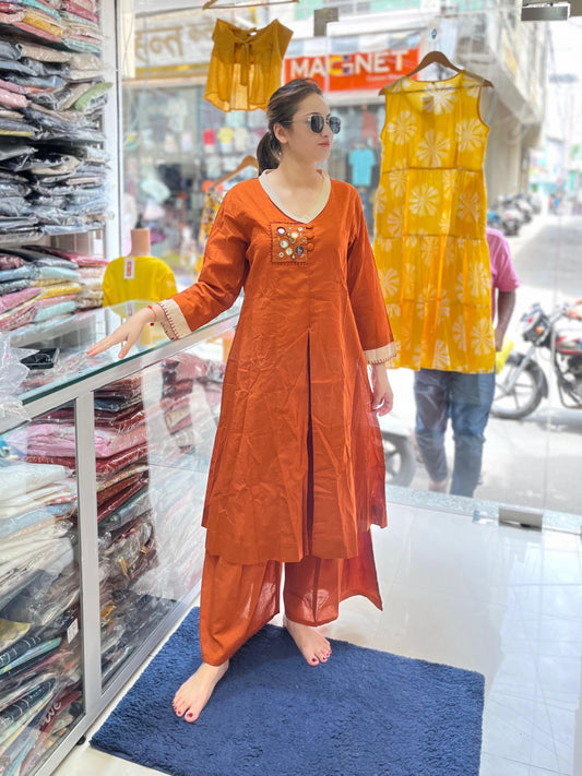 orange co-ord set