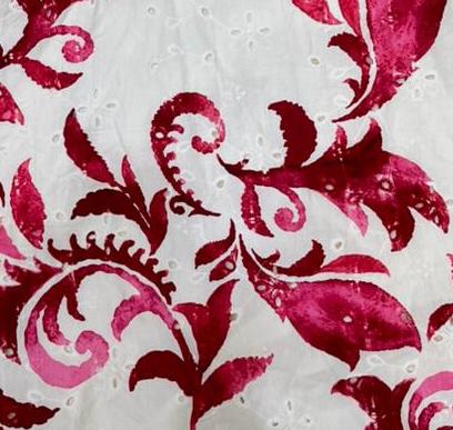 white pink mini dress