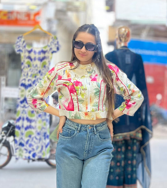 Floral jacket