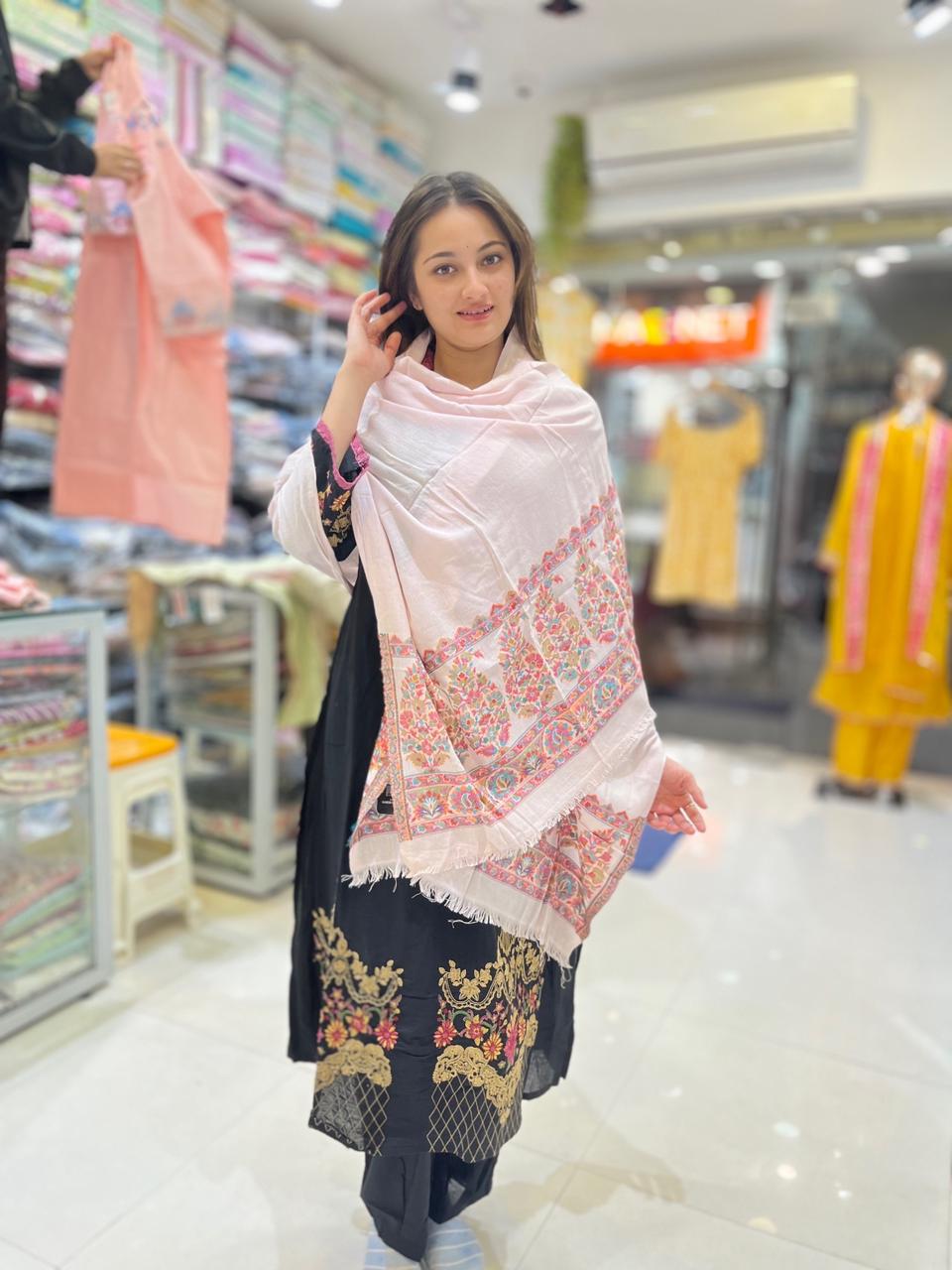 LUXE PURE PASHMINA PINK shawl