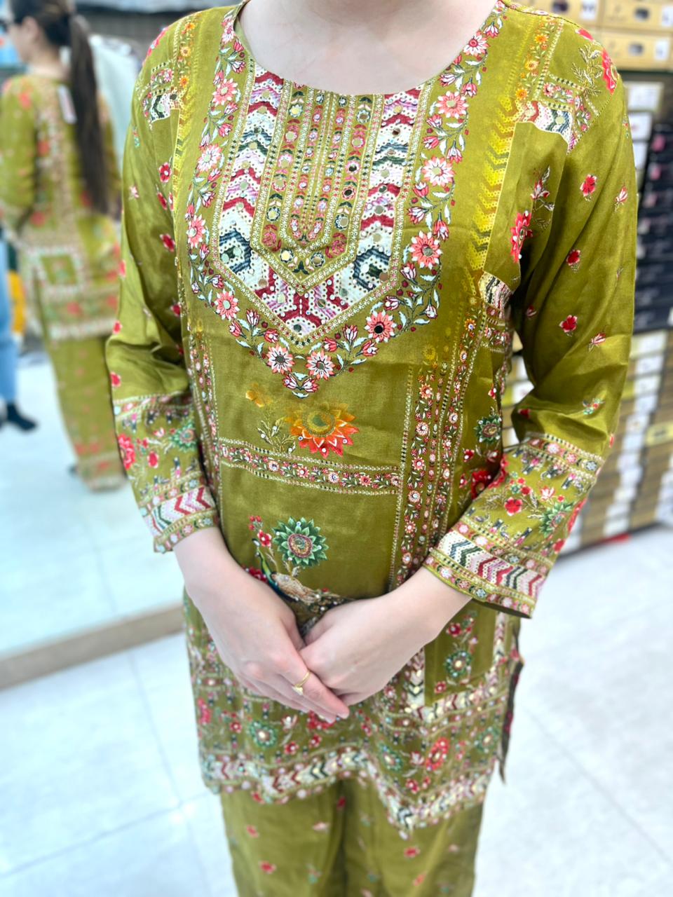 LUXE  Mehendi co-ord set