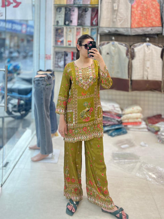 LUXE  Mehendi co-ord set