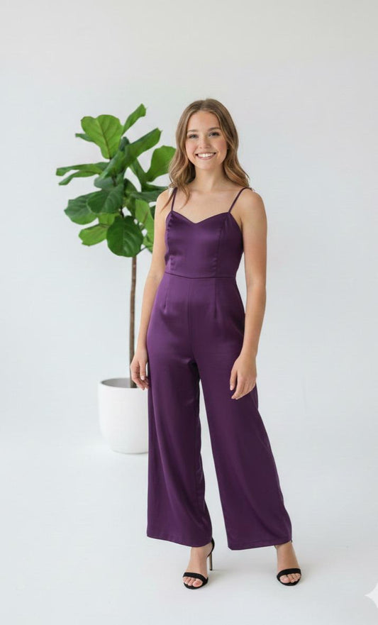 Jamun Italian satin jumpsuit