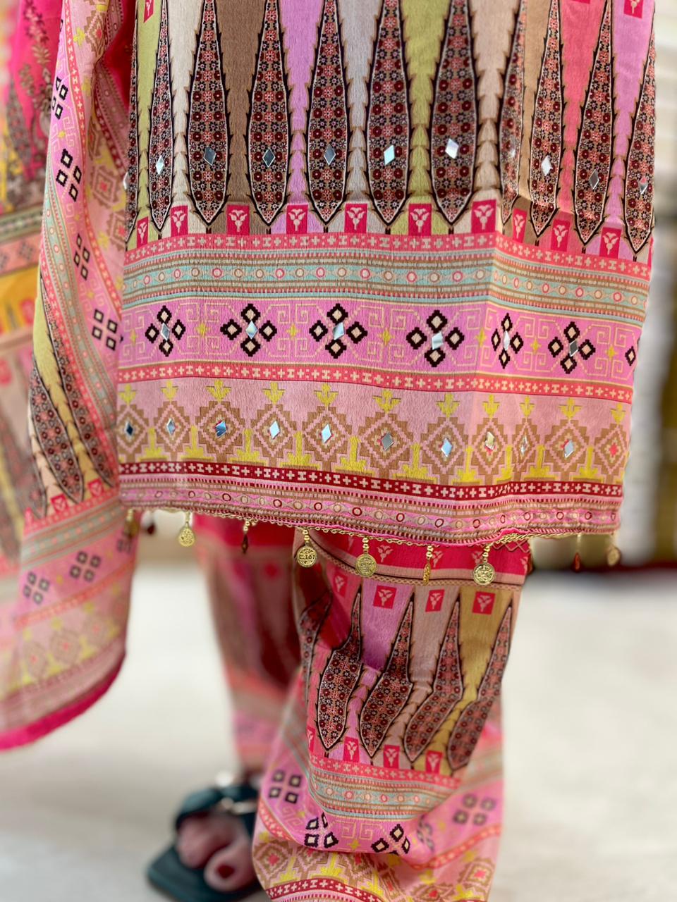 Phulkari suit set