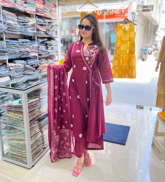 Magenta Suit set